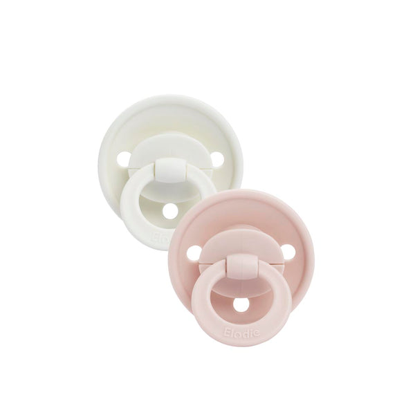 Elodie Details powder pink cucla prirodna guma za novorođenčad, 2 kom