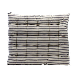 House Doctor jastuk za sedenje, striped, crno/sivo, 60x70 cm